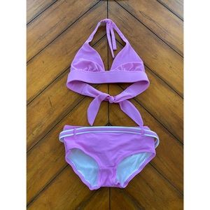 Victoria’s Secret Bathing Suit Pink Belted Bikini